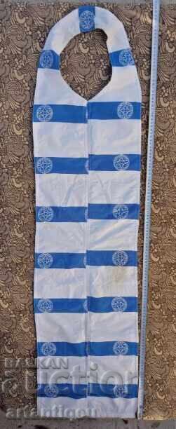 Αντίκα ορθόδοξος επιτραχήλιο - μεταχειρισμένο, κηλίδες από κερί - 5