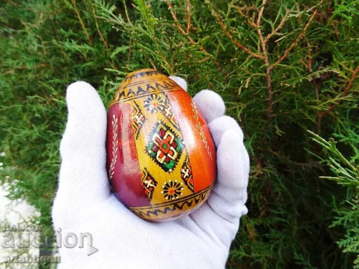 Ou rusesc ortodox vechi, pictat manual M2 - 5