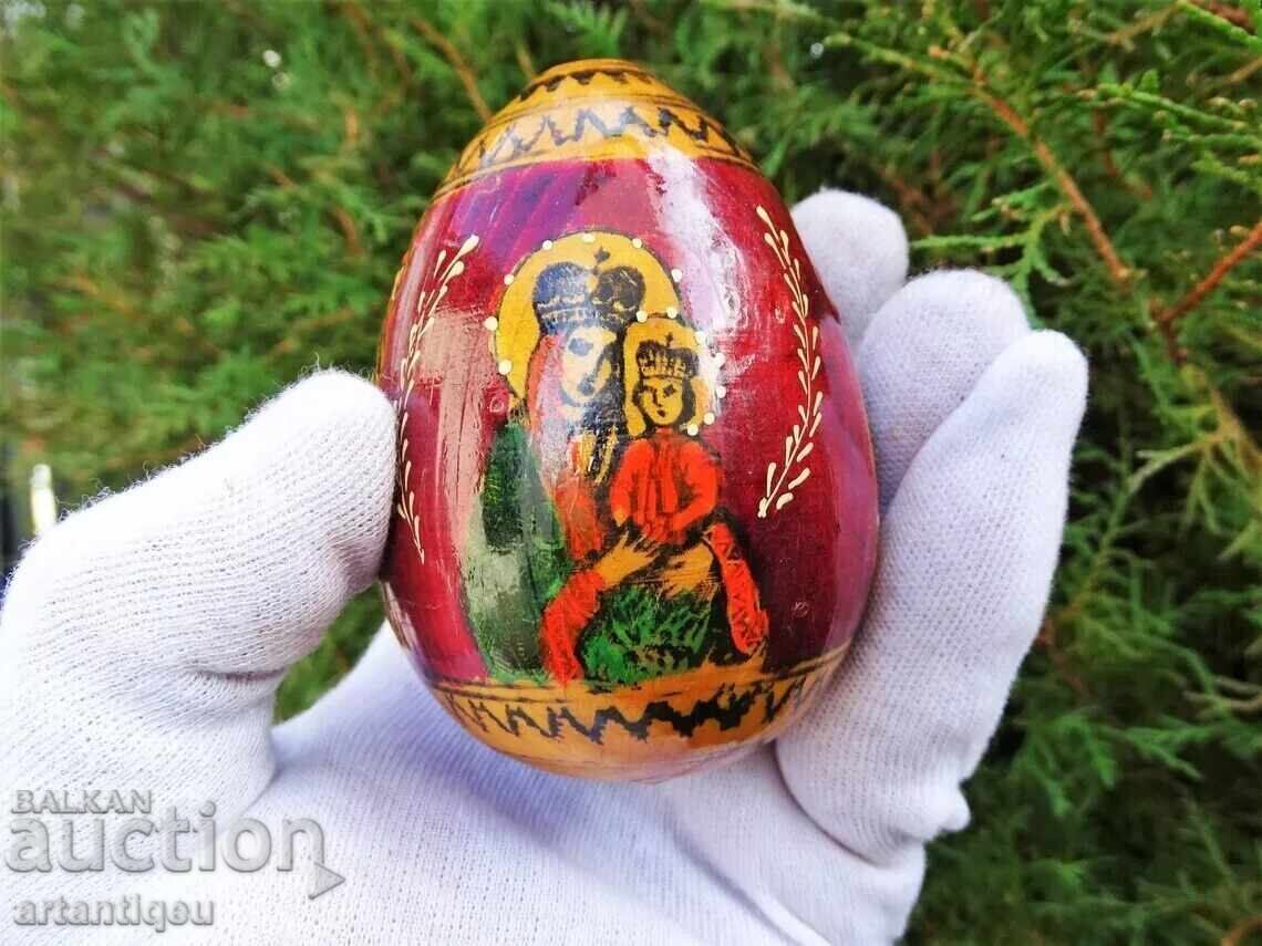 Ou rusesc ortodox vechi, pictat manual M2