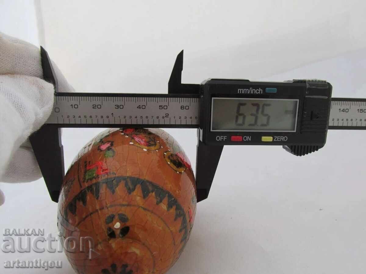 Παλαιό ρωσικό ορθόδοξο χειροποίητο ζωγραφισμένο αυγό Μ1 - 7