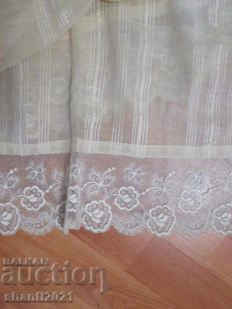 Доставка на 19в. обредна кенарена кърпа-копринен кенар, ръчно тъкан