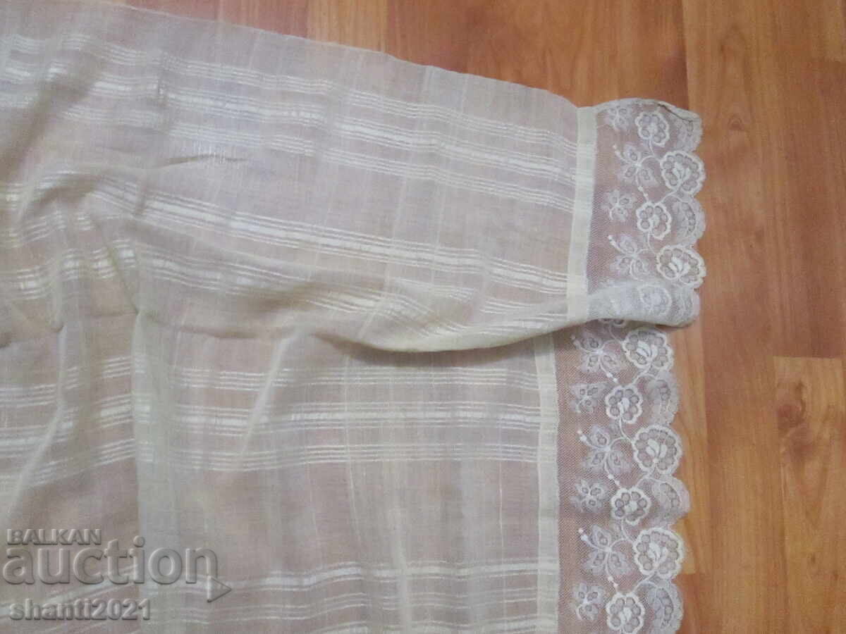 19в. обредна кенарена кърпа-копринен кенар, ръчно тъкан - 6