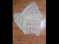 19в. обредна кенарена кърпа-копринен кенар, ръчно тъкан