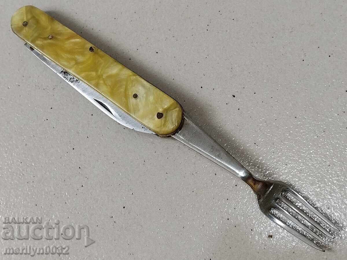 Old socialist leg Sickle and hammer knife NRB - 5