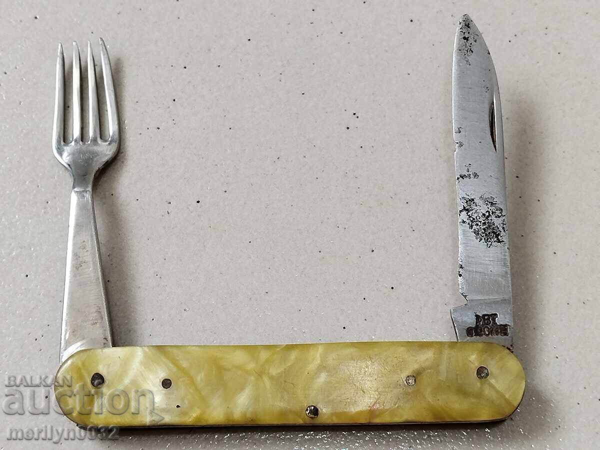 Old socialist leg Sickle and hammer knife NRB - 6