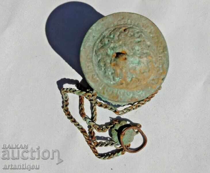 Antic candelabru ortodox suspendat – secolul al XVIII-lea candil - 6 Antic candelabru ortodox suspendat – secolul al XVIII-lea candil - 6