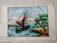 Covor vechi de perete de pluș, covor, panou, poză covor