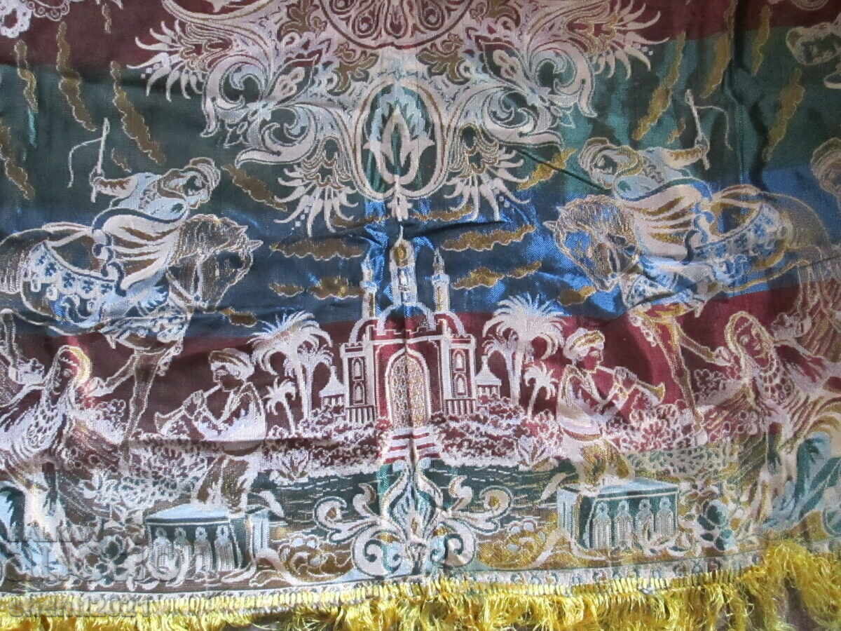 Vintage silk cover, Arabic motifs with price 59.00 BGN | € 30.17