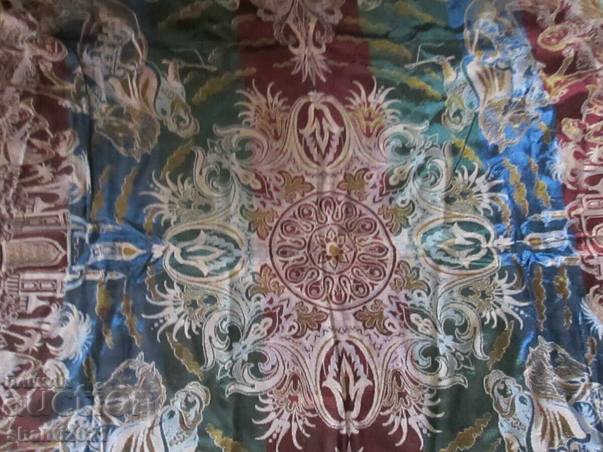 Auction  Vintage silk cover, Arabic motifs