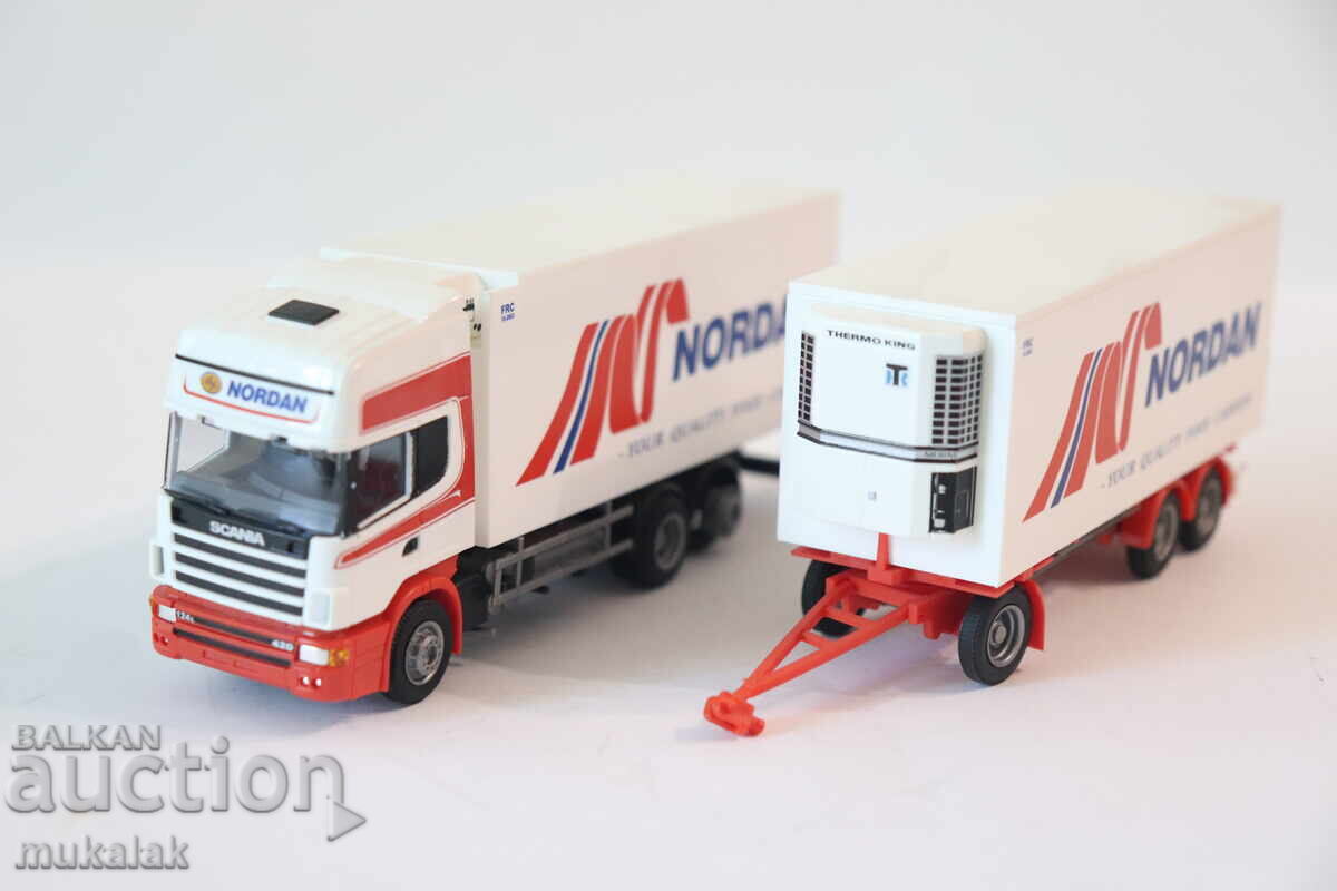 Δημοπρασία AMW 1:87 H0 SCANIA THERMO KING ΨΥΓΕΙΟΦΟΡΟ ΦΟΡΤΗΓΟ TIR ΜΟΝΤΕΛΟ