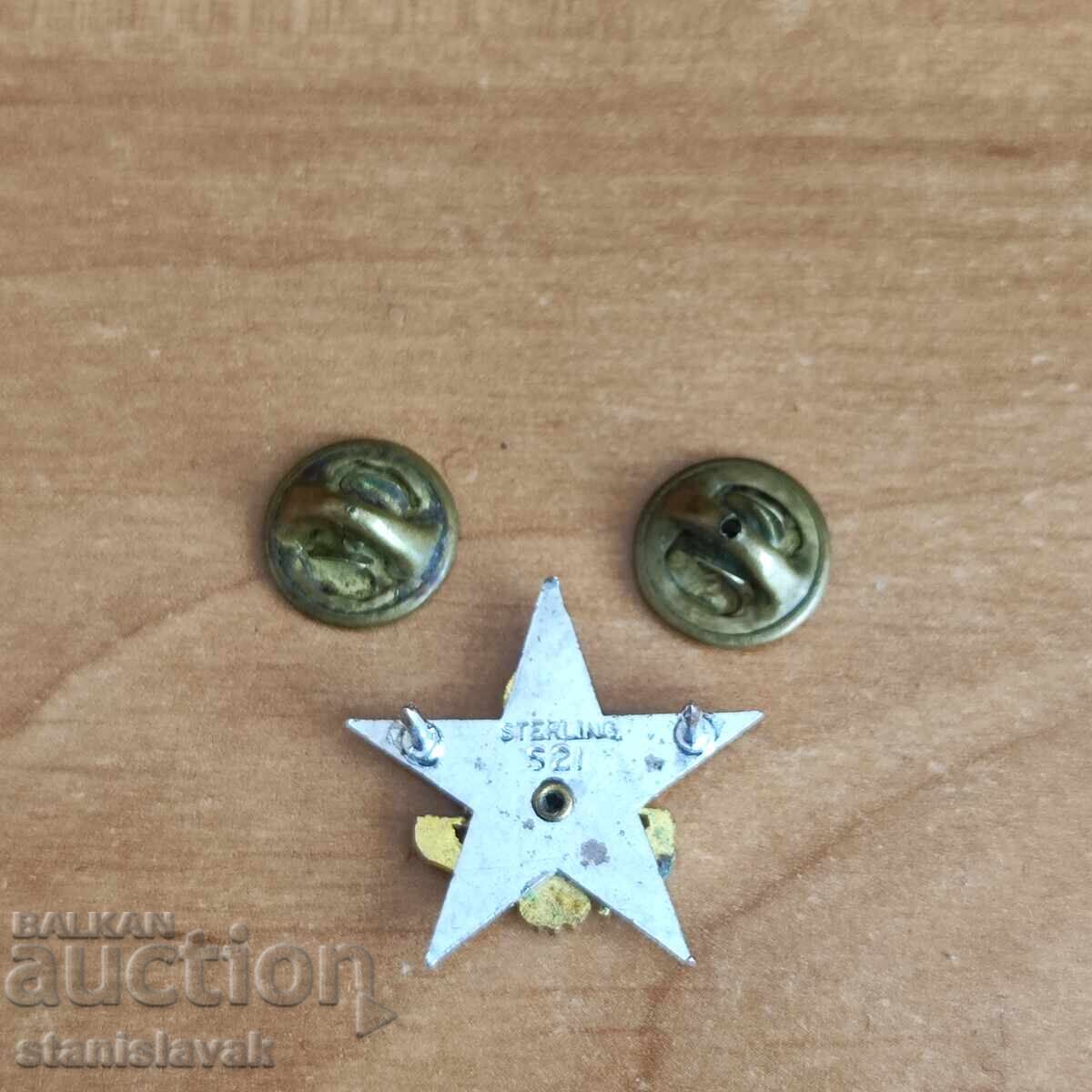 Ασημένια σήμα Γενικού Επιτελείου ΗΠΑ με τιμή 100.00 BGN | € 51.13