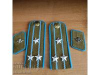 Set epoleți și bucle de colonel de parașutiști