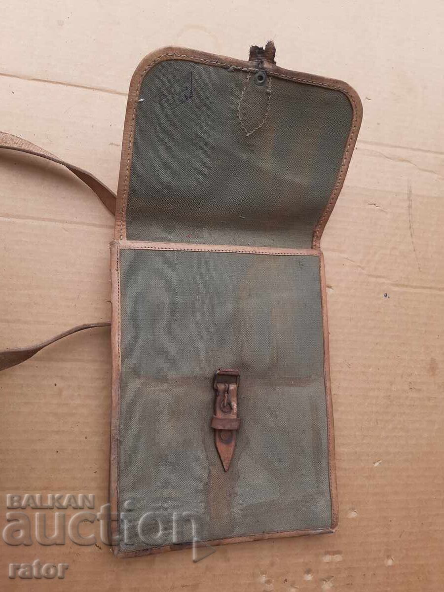 Old commander's, officer's bag, tablet - BNA, NRB with price 9.00 BGN | € 4.60