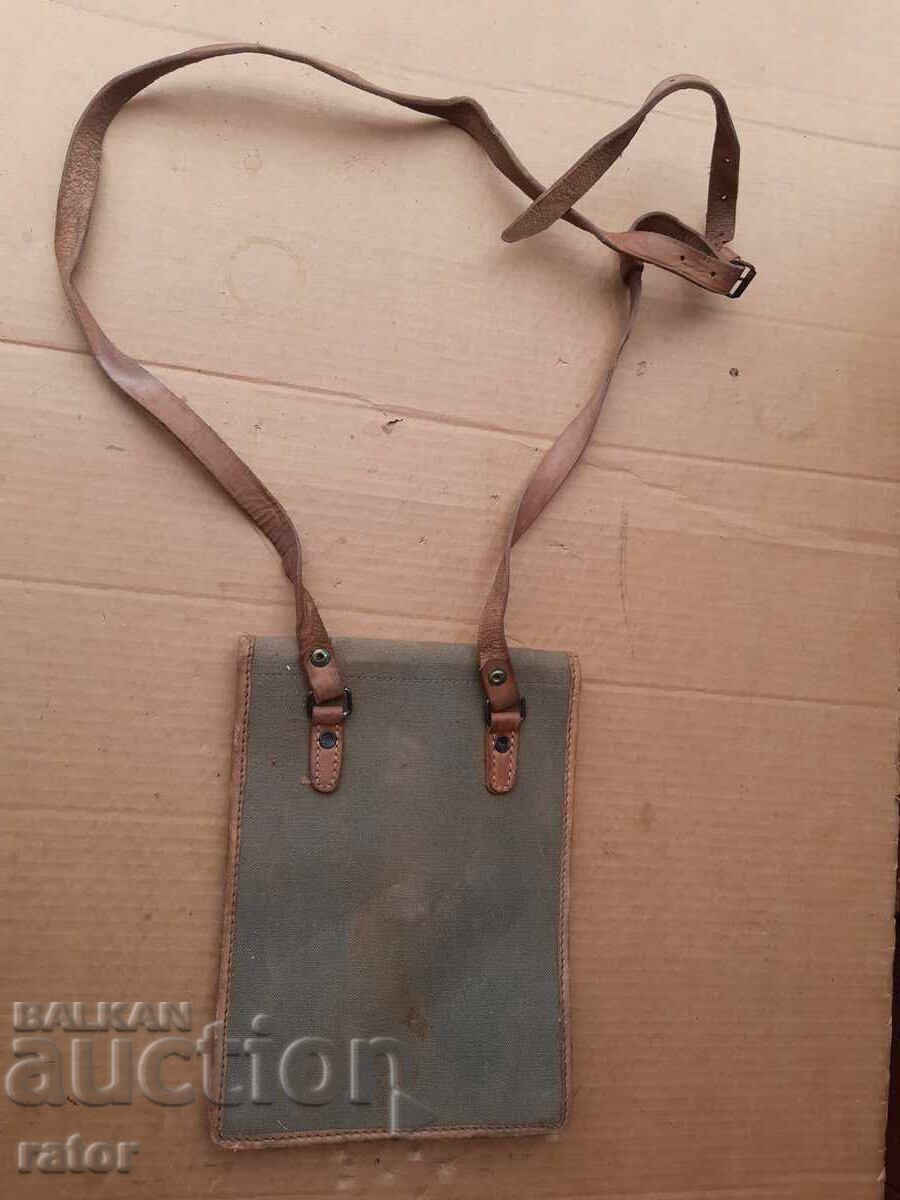 Old commander's, officer's bag, tablet - BNA, NRB