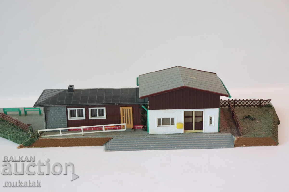 1:87 H0 ΚΤΙΡΙΟ ΣΙΔΗΡΟΔΡΟΜΙΚΟΥ ΣΤΑΘΜΟΥ ΚΑΤΑΣΚΕΥΗ ΣΠΙΤΙ ΜΟΝΤΕΛΟ - 5