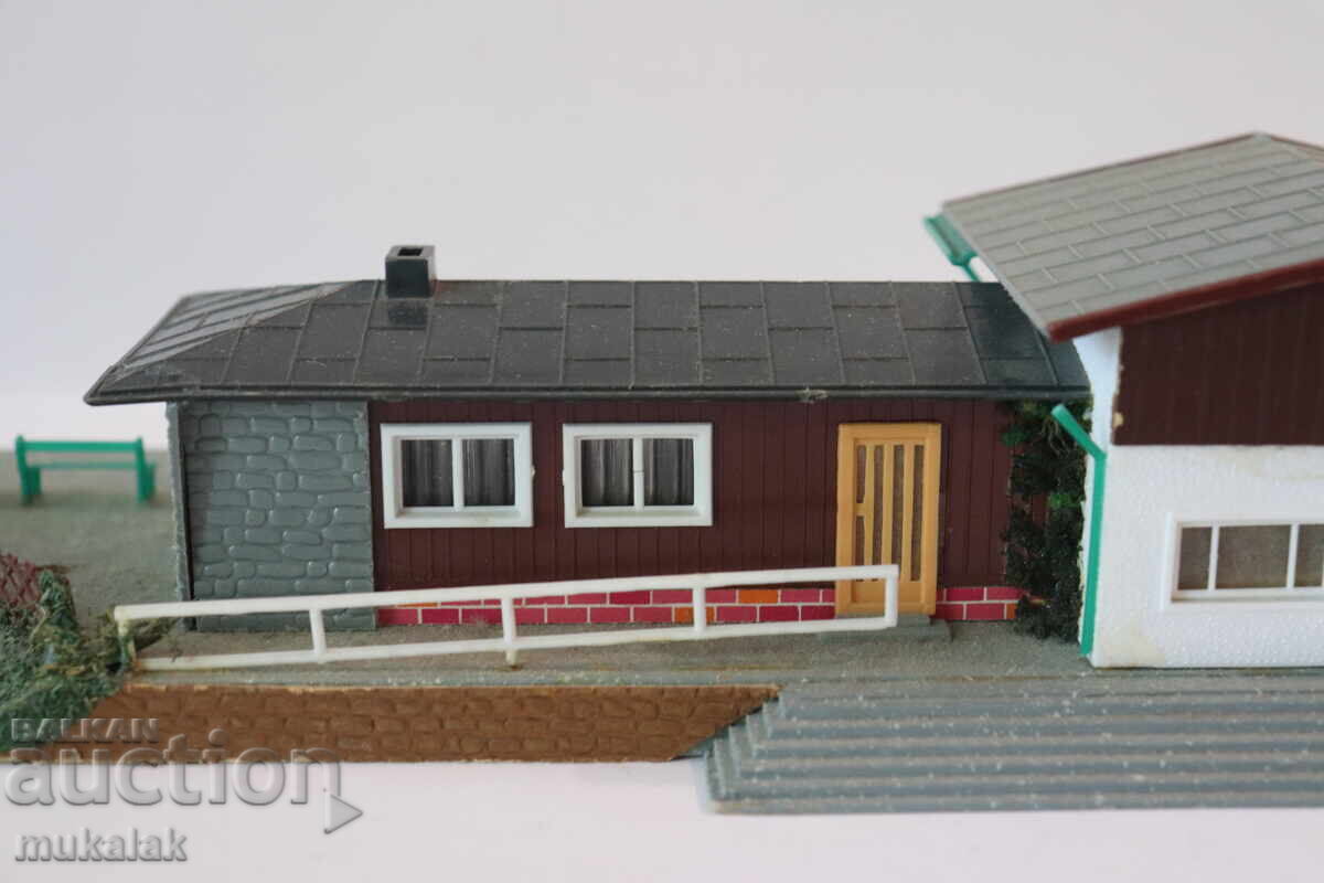 1:87 H0 ΚΤΙΡΙΟ ΣΙΔΗΡΟΔΡΟΜΙΚΟΥ ΣΤΑΘΜΟΥ ΚΑΤΑΣΚΕΥΗ ΣΠΙΤΙ ΜΟΝΤΕΛΟ - 6