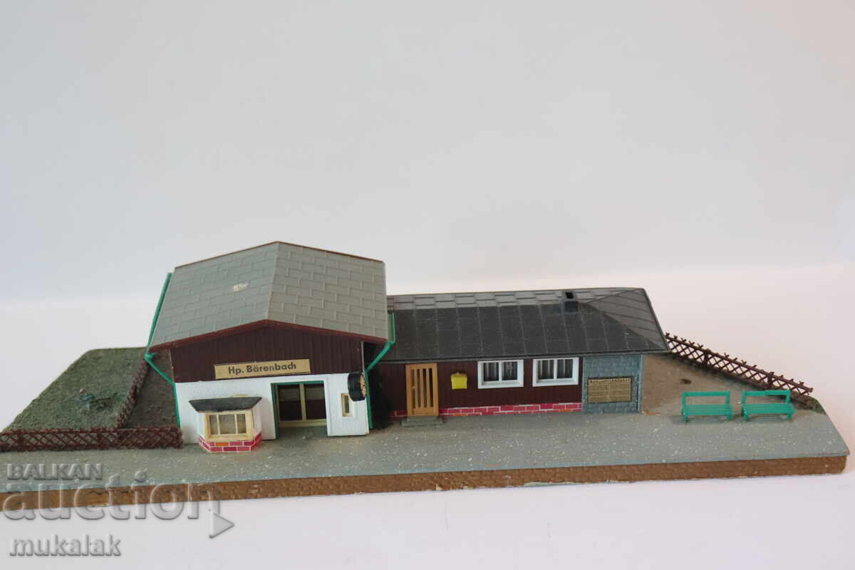 1:87 H0 ΚΤΙΡΙΟ ΣΙΔΗΡΟΔΡΟΜΙΚΟΥ ΣΤΑΘΜΟΥ ΚΑΤΑΣΚΕΥΗ ΣΠΙΤΙ ΜΟΝΤΕΛΟ - 7