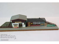 1:87 H0 ΚΤΙΡΙΟ ΣΙΔΗΡΟΔΡΟΜΙΚΟΥ ΣΤΑΘΜΟΥ ΚΑΤΑΣΚΕΥΗ ΣΠΙΤΙ ΜΟΝΤΕΛΟ