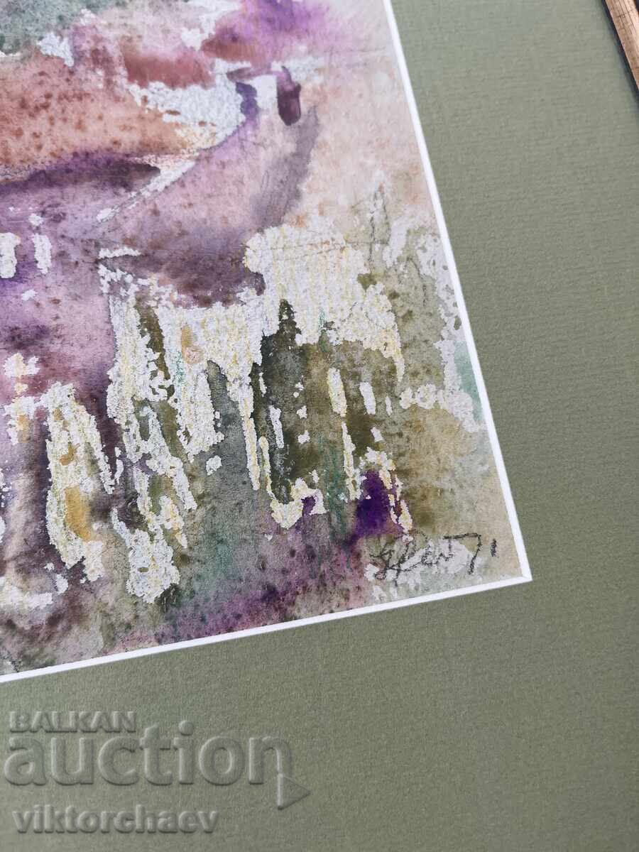 Nanet Baklayan painting - watercolor with price 170.00 BGN | € 86.92