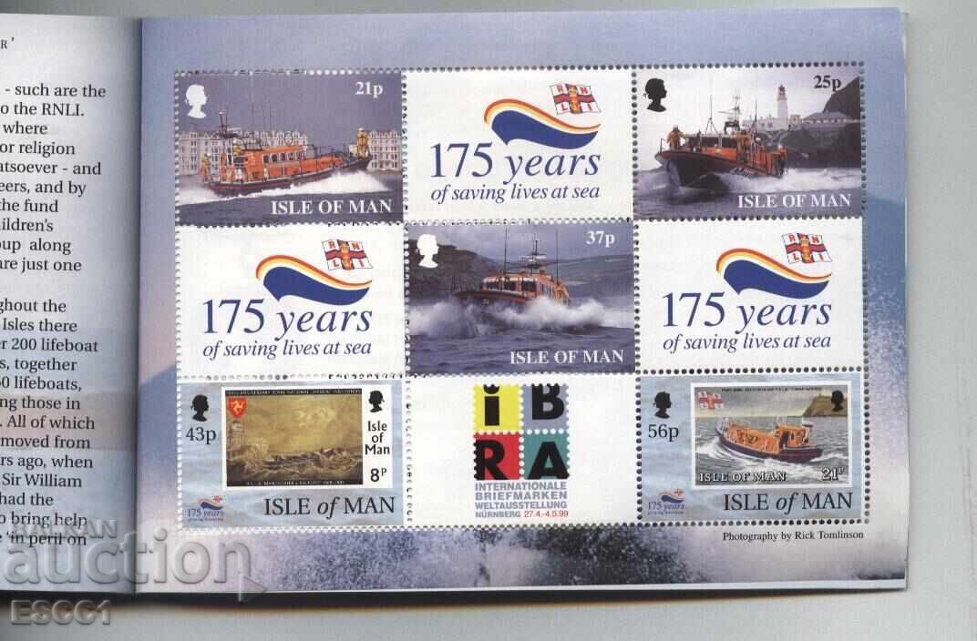 Δημοπρασία Καθαρά γραμματόσημα και μπλοκ σε καρνέτα Καράβια 1999 από Νήσο Μαν Δημοπρασία Καθαρά γραμματόσημα και μπλοκ σε καρνέτα Καράβια 1999 από Νήσο Μαν