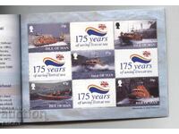 Καθαρά γραμματόσημα και μπλοκ σε καρνέτα Καράβια 1999 από Νήσο Μαν