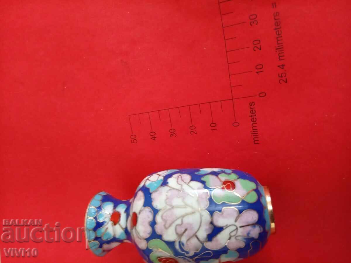 Παλιά βάζο με σμάλτο, cloisonné 9cm με τιμή € 25.00 | 48.90 BGN