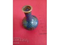 Vază veche email, cloisonné 7cm