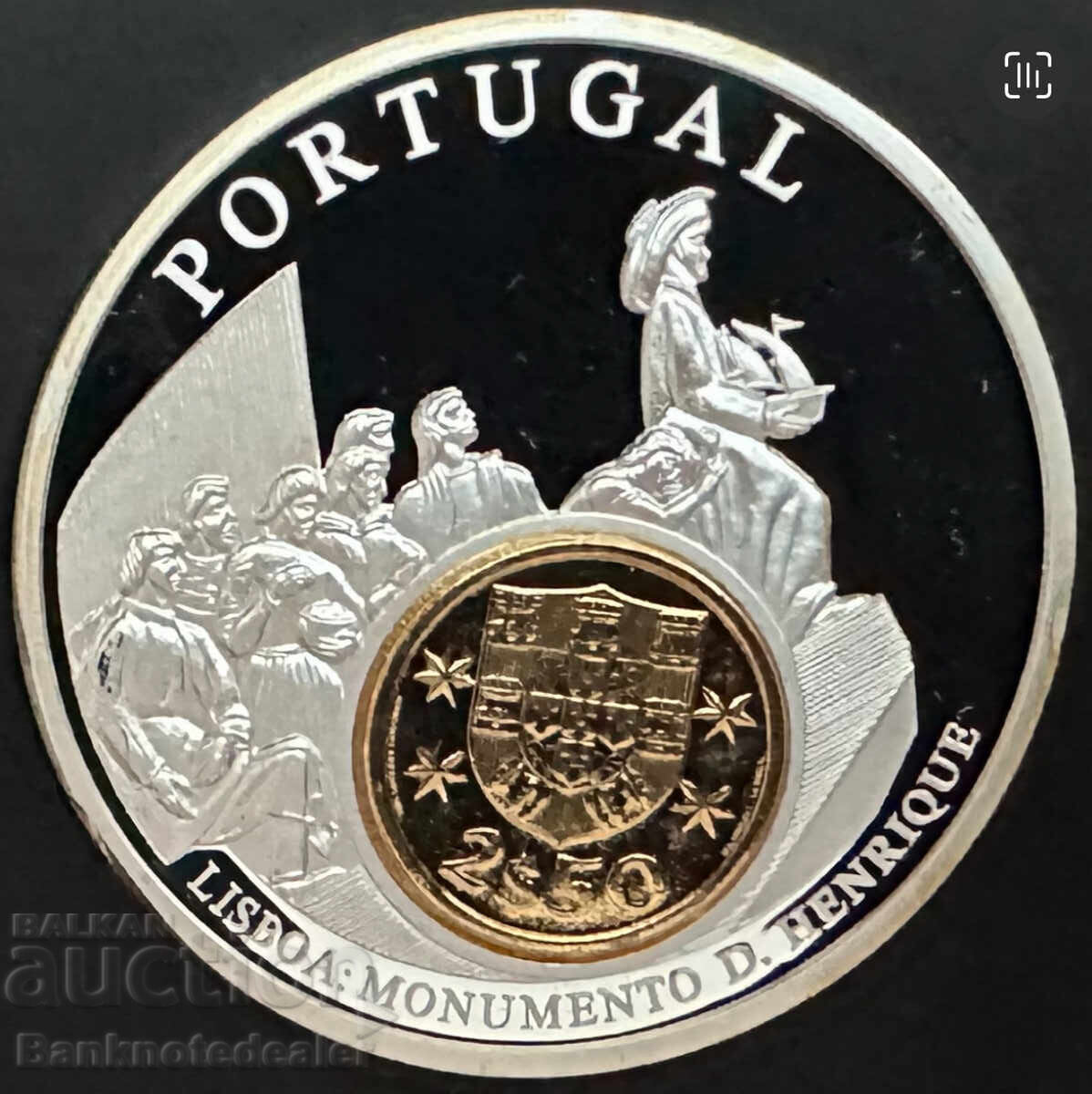 Banknote coin  2.50 Dollars Portugal 54 g