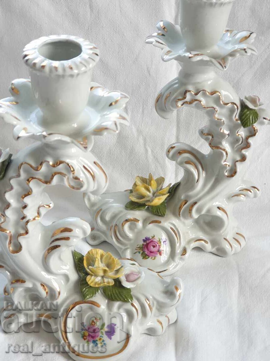 Set de sfeșnice din porțelan - 6