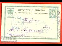 ΒΟΥΛΓΑΡΙΑ ΤΑΞΙΔΕΥΕ ΚΑΡΤ ΠΟΣΤΑΛ 5 ΜΕΓΑΛΑ ΛΙΟΝΤΑΡΙ ΛΟΒΕΤΣ ΓΚΑΜΠΡΟΒΟ 1883