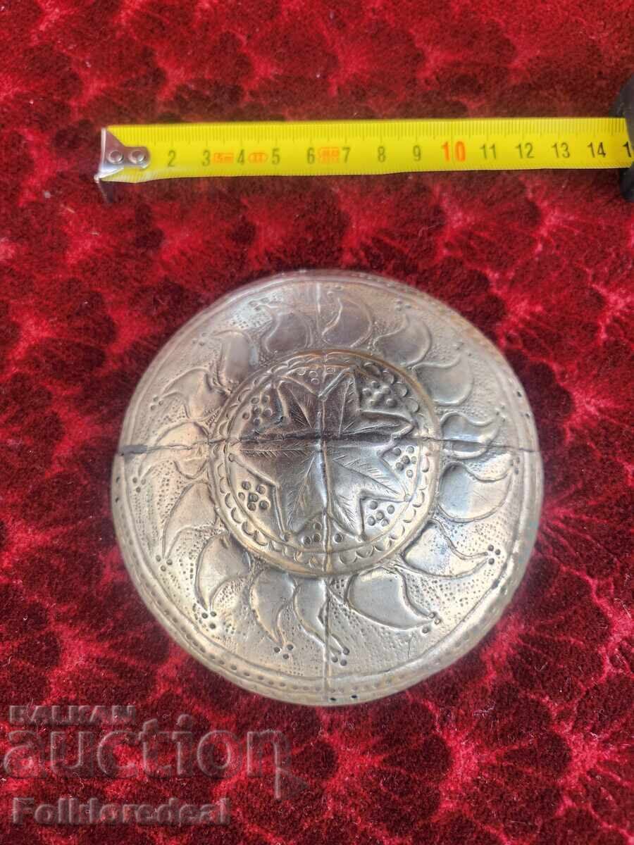 Παράδοση Ασημένιο τεπελούκ, κόσμημα κεφαλής, Οθωμανικό τεπελούκ 19ου αιώνα Παράδοση Ασημένιο τεπελούκ, κόσμημα κεφαλής, Οθωμανικό τεπελούκ 19ου αιώνα