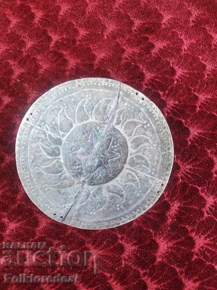 Tepeuc argint, podoabă de cap, tepeuc otoman secolul 19 - 6
