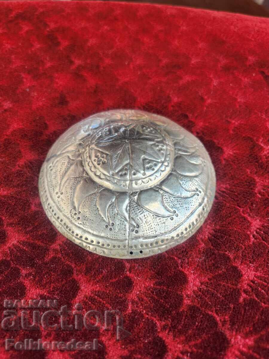 Ασημένιο τεπελούκ, κόσμημα κεφαλής, Οθωμανικό τεπελούκ 19ου αιώνα Ασημένιο τεπελούκ, κόσμημα κεφαλής, Οθωμανικό τεπελούκ 19ου αιώνα