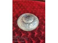 Сребрен тепелук, накит за глава, Отомански тепелук 19 век