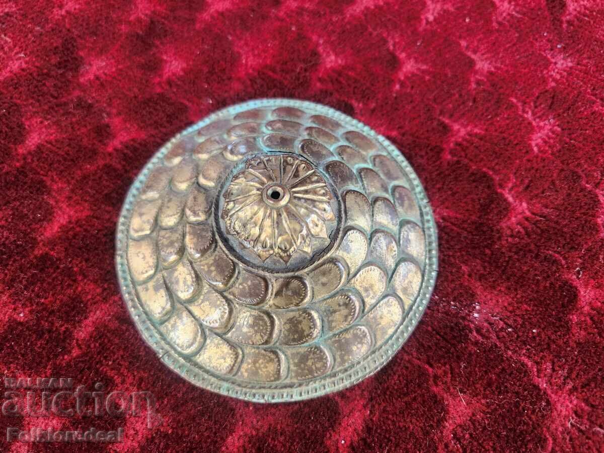 Ασημένιο τεπελούκ, κόσμημα κεφαλής, σπάνιο οθωμανικό σχέδιο με τιμή 300.00 BGN | € 153.39