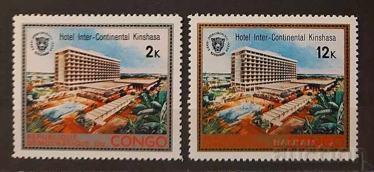Ζαΐρ / Κονγκό, DR 1971 MNH Buildings Ζαΐρ / Κονγκό, DR 1971 MNH Buildings