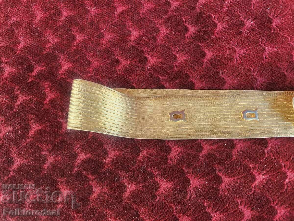 Ottoman city belt, silver belt with gold plating - 5