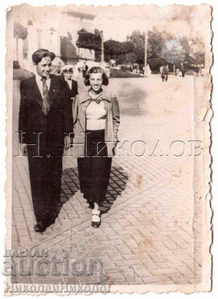1937 SMALL OLD PHOTO SOFIA BOULEVARD TSAR OSVOBODITEL D891 1937 SMALL OLD PHOTO SOFIA BOULEVARD TSAR OSVOBODITEL D891