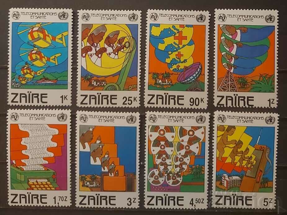 Ζαΐρ/Κονγκό, Δρ. 1982 Μεταφορές/Κτήρια MNH