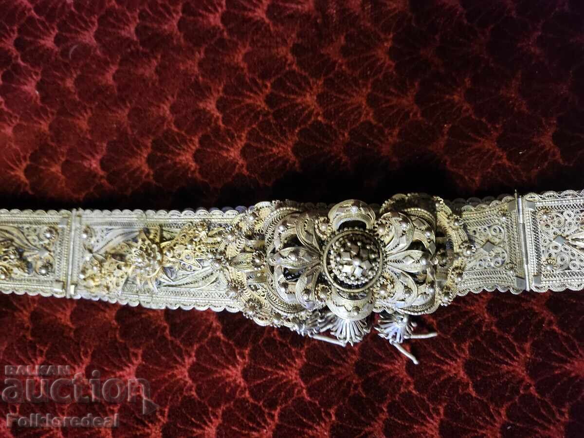 Доставка на Филигрански сребрен колан, антички сребрен колан