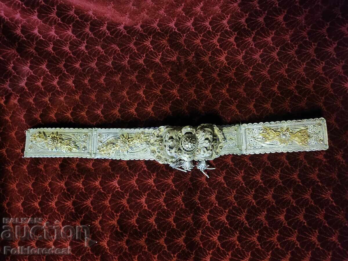 Филигрански сребрен колан, антички сребрен колан - 5