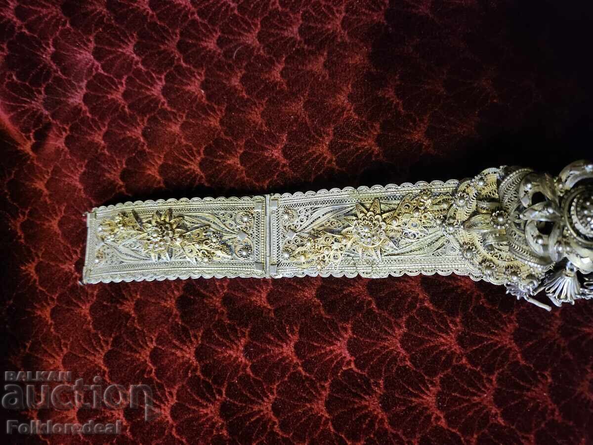 Филигрански сребрен колан, антички сребрен колан - 6