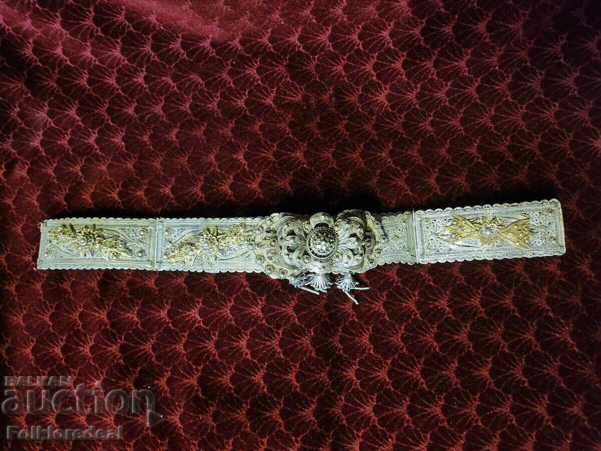 Филигрански сребрен колан, антички сребрен колан - 7