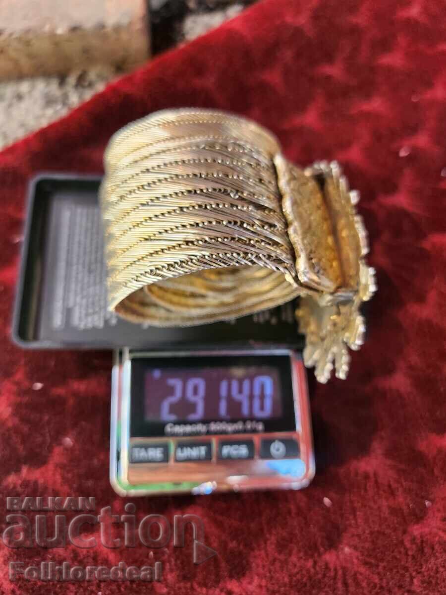 Ottoman military belt, silver antique belt - 6 Ottoman military belt, silver antique belt - 6