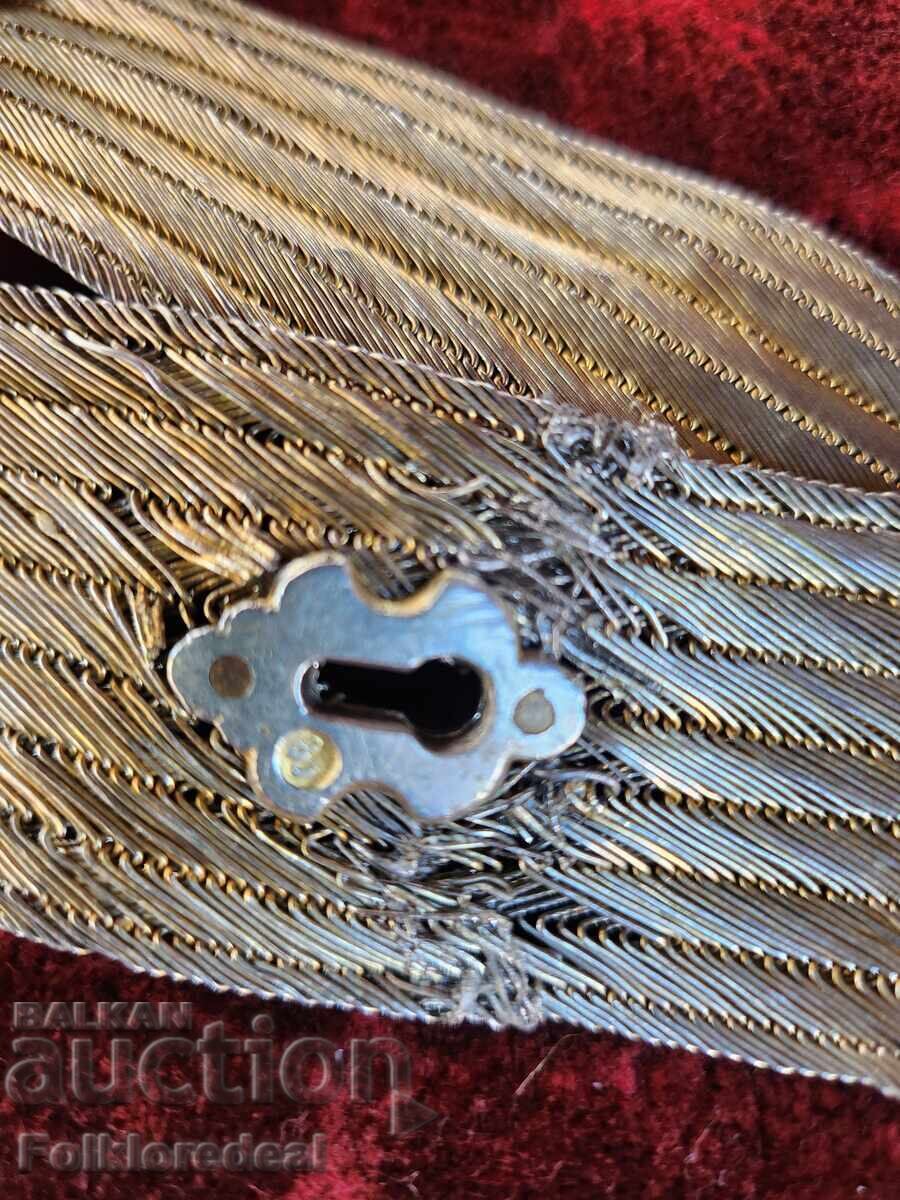 Ottoman military belt, silver antique belt - 7 Ottoman military belt, silver antique belt - 7