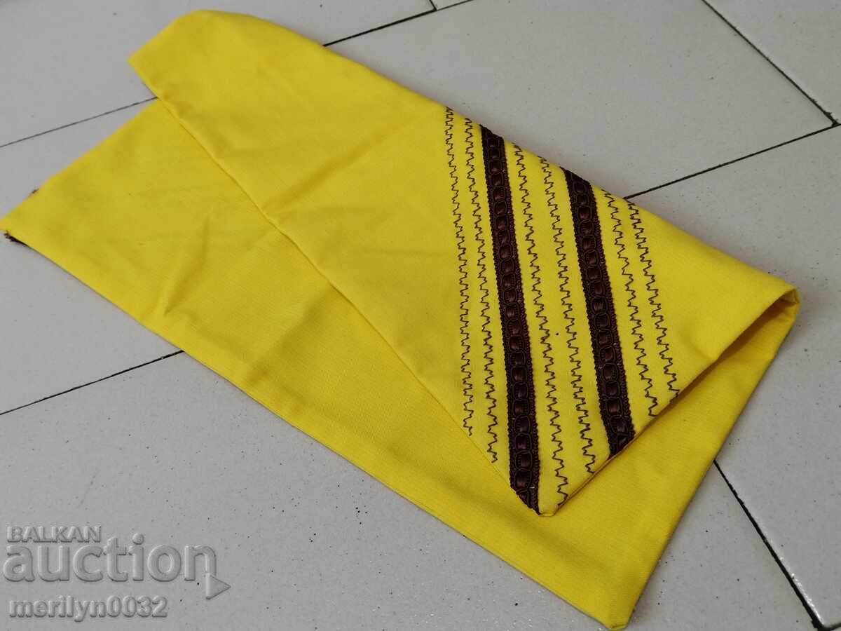 Стара бродирана калъфка за възглавница - 6