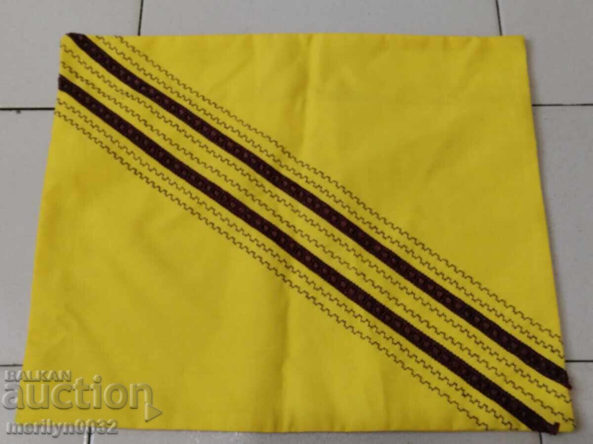 Стара бродирана калъфка за възглавница - 7