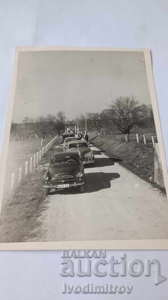 Fotografie Coloană de mașini de la Kărdjali, regiunea pe șosea