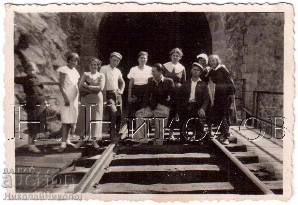 1934 SMALL OLD PHOTO GARA CHEREPISH RAILWAY TUNNEL D913