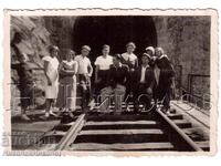 1934 FOTOGRAFIE MICĂ VECHE GARĂ CEREPISH TUNEL CFR D913